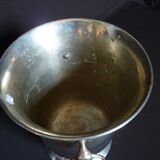 Silver metal ice bucket