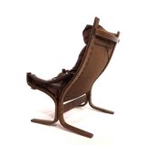 Westnofa Siesta leather lounge chair by Ingmar Relling, 1960