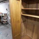 Art Deco carved oak wardrobe - Flemish workshop circa 1930