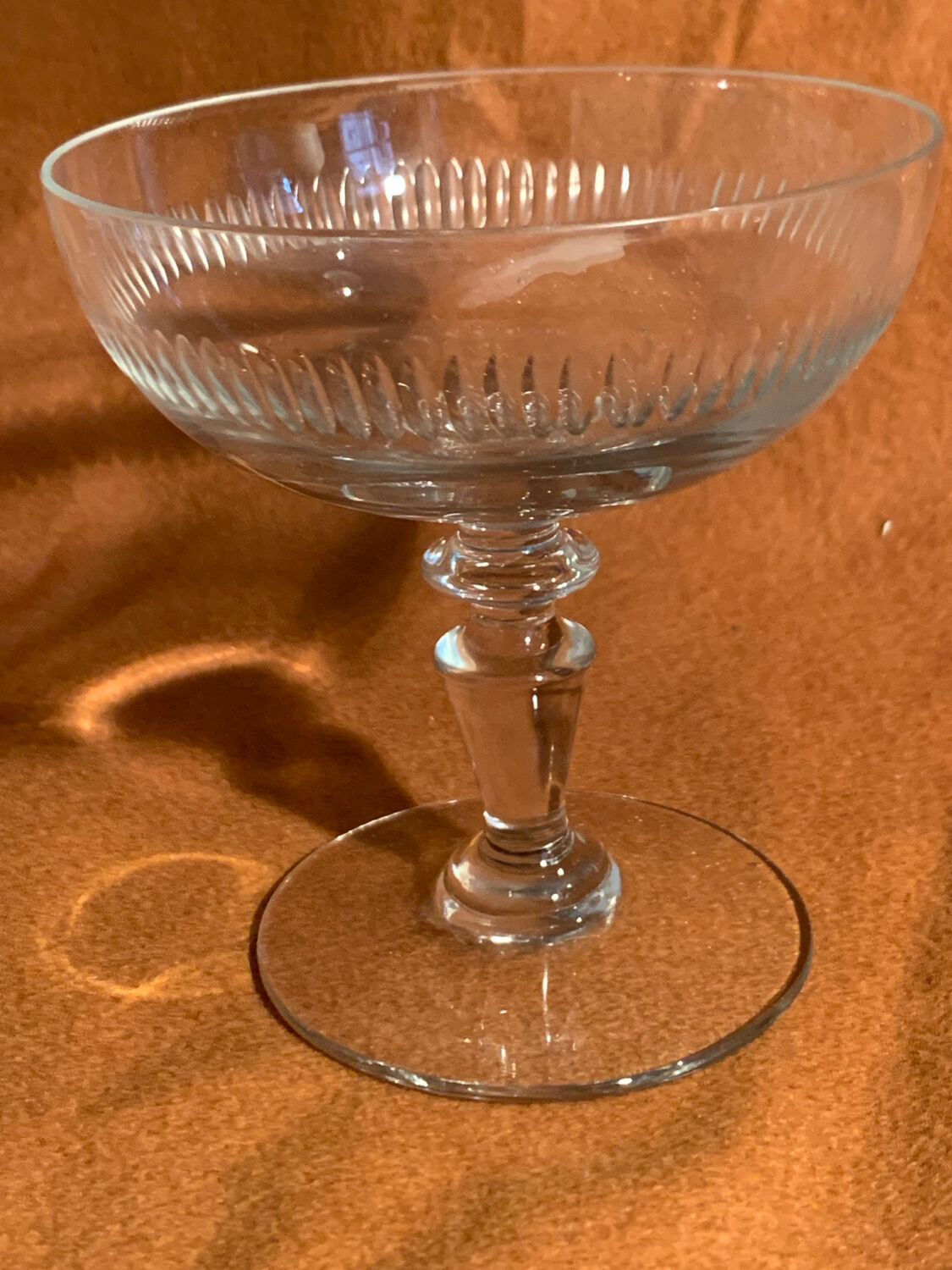 Six coupes à champagne
