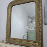 Miroir Doré Style Ancien / Louis Philippe - Arrière Rond
