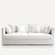 Kinkajou linen sofa, 5-seater