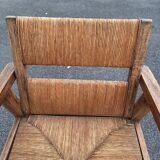 Vintage Brutalist Armchair