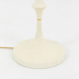 White resin lamp and golden brass, 1970s