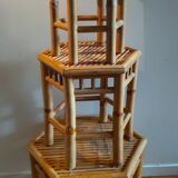 Bamboo trundle table