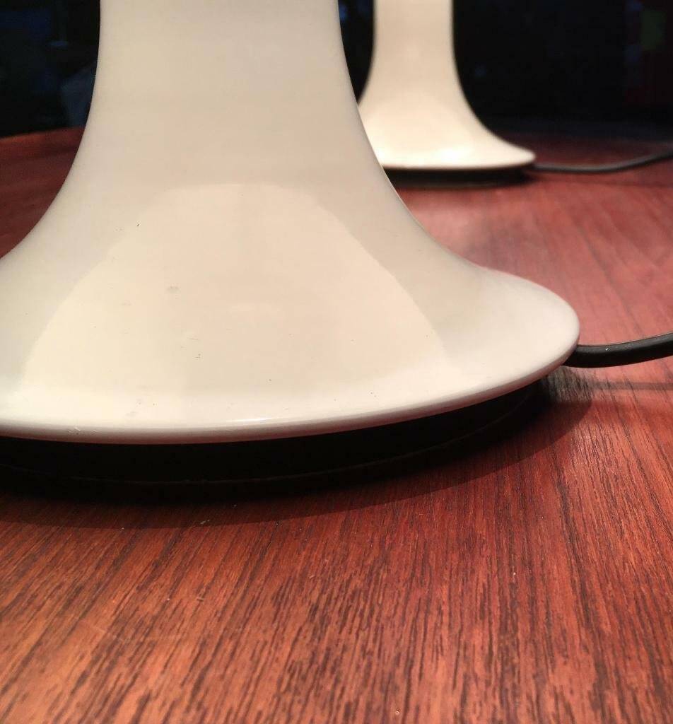 Mid-century German mushroom table lamp from the Space Age, by Kontakt-Werkstätten / Staff, 1960s, set of 2.