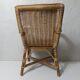 old rattan armchair for children