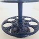Vintage egg holder - Midnight blue enamelled cast iron - 1960