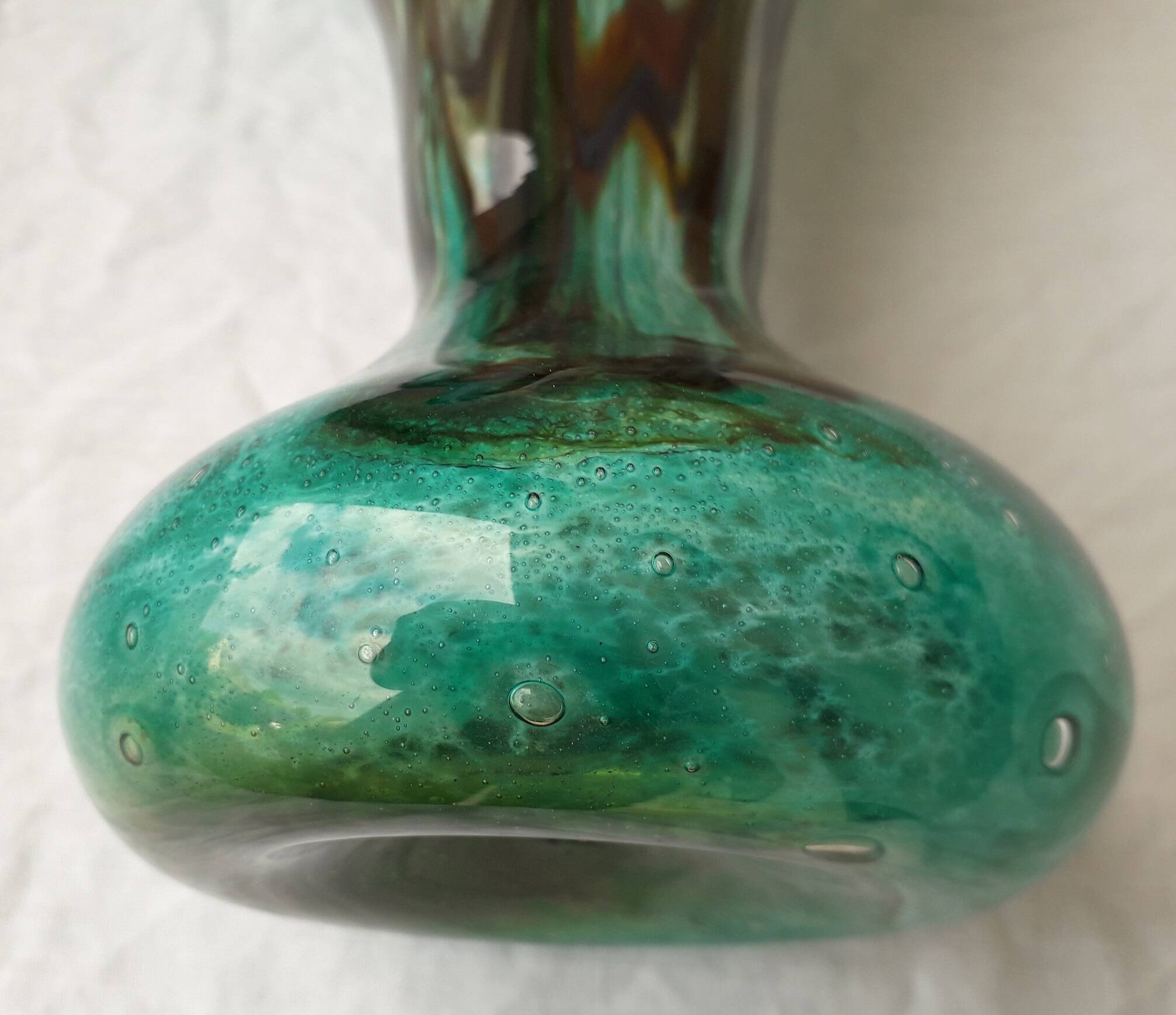 Blown glass vase