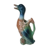 Duck slip signed Saint Clement, earthenware pitcher France