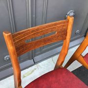 3 Scandinavian chairs 1960 feet compass