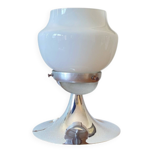 Lampe vintage globe en - verre