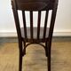 Curved wooden bistro chair – Baumann / Thonet style – 1950s-60s