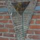 Beveled and triangular art deco mirror 59 x 76 cm