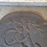 Cast iron chimney plate