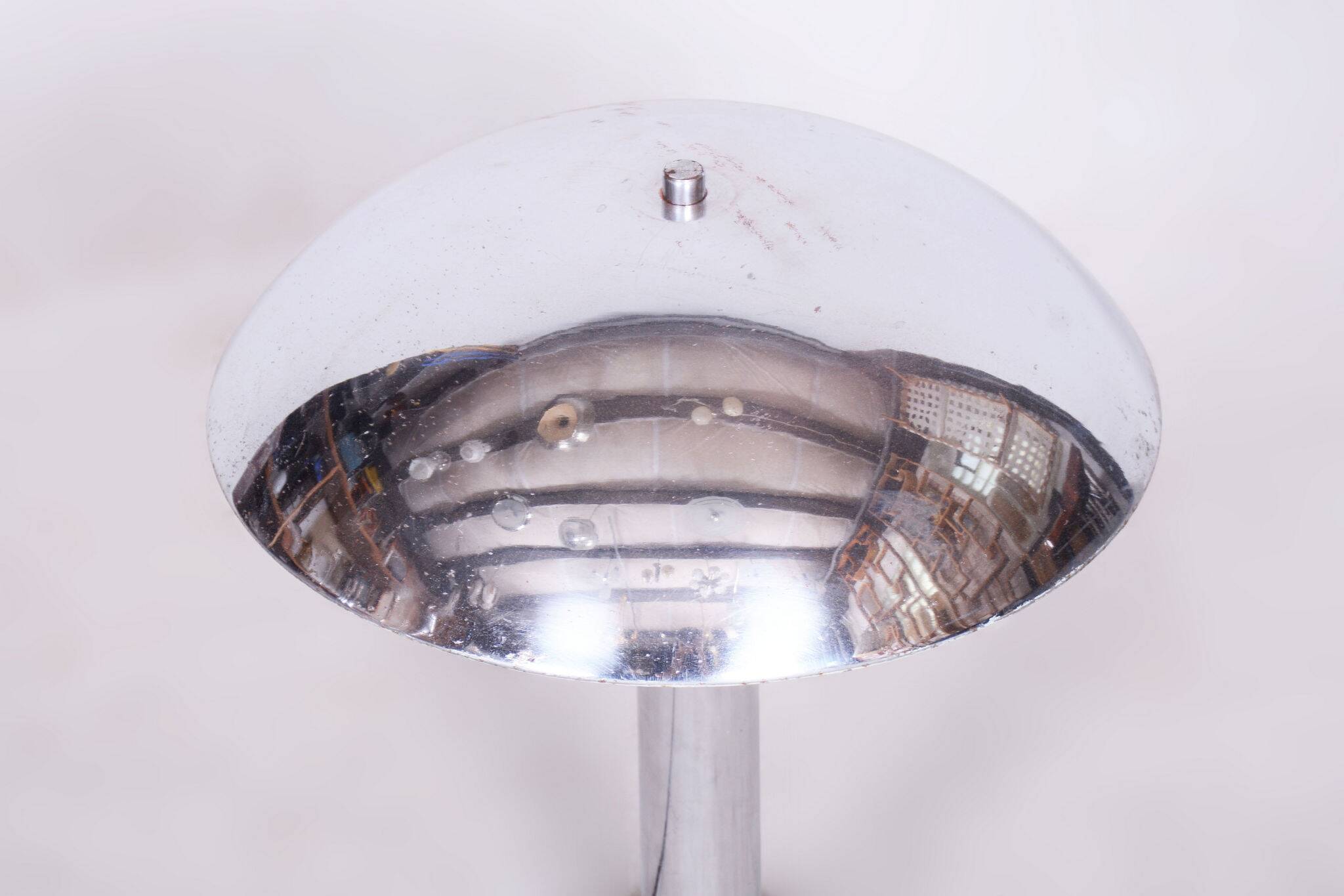 Restored art deco table lamp, by napako, new electrification, czech, 1930s