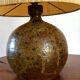 Lampe vintage en grès pyrité années 70