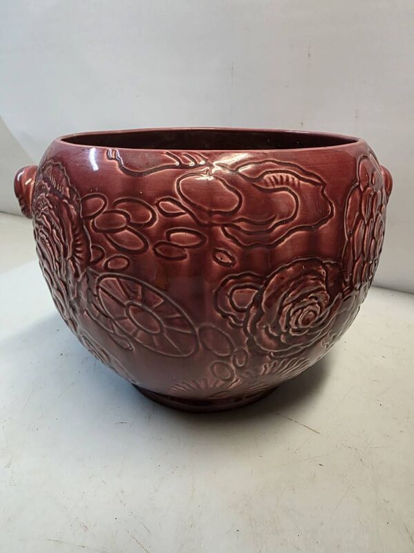 Cache pot Barbotine art déco Orchies
