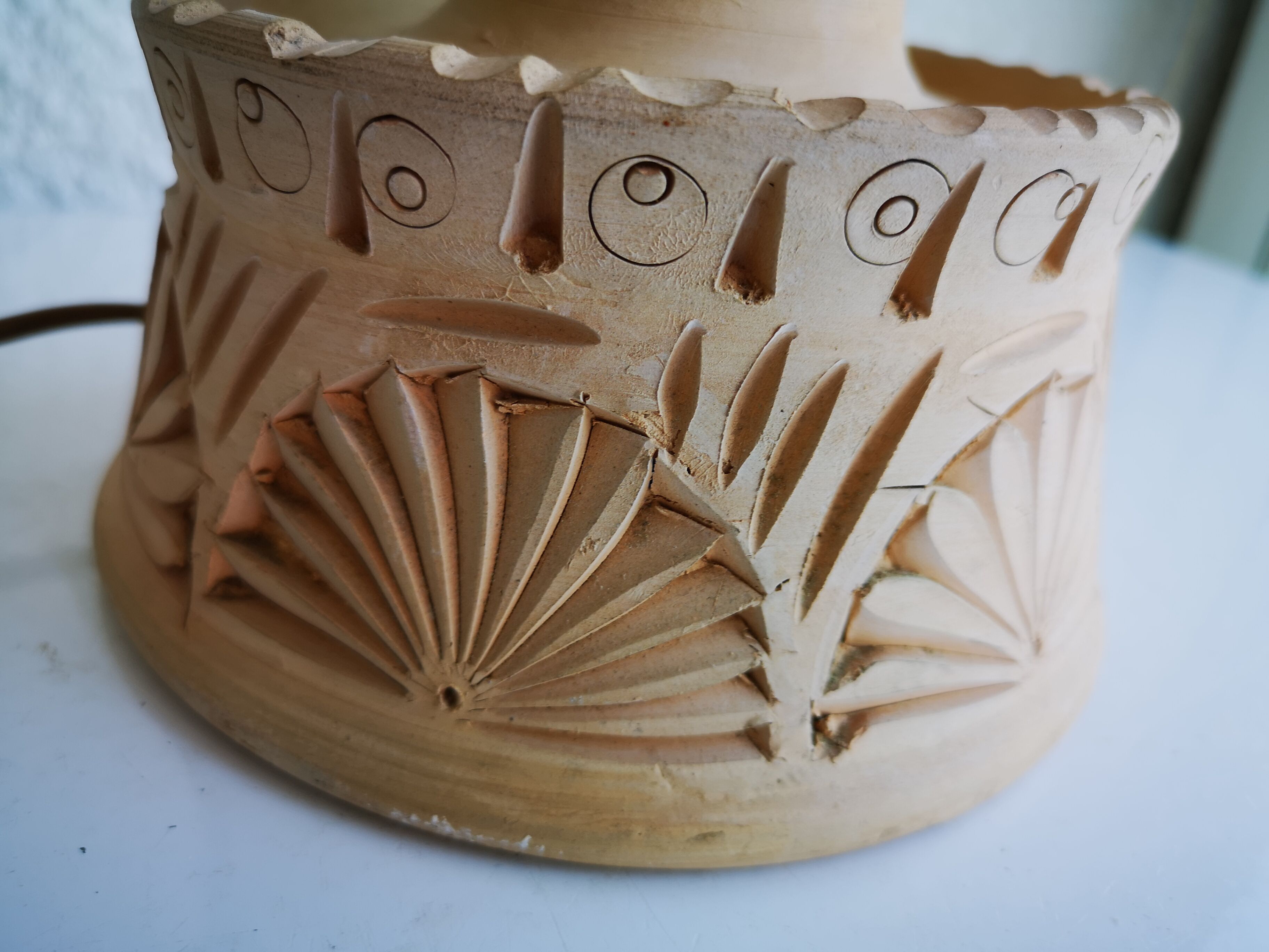 Terracotta photophore lamp