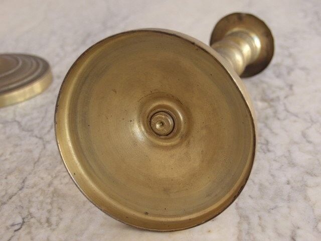 Pair of candlestick era bronze Empire