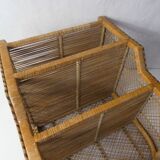 rattan shelf
