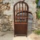 Shelves library in rattan and vintage cannage 70s