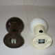 Pair of eye ball wall lamps - Resistex - from the 70s