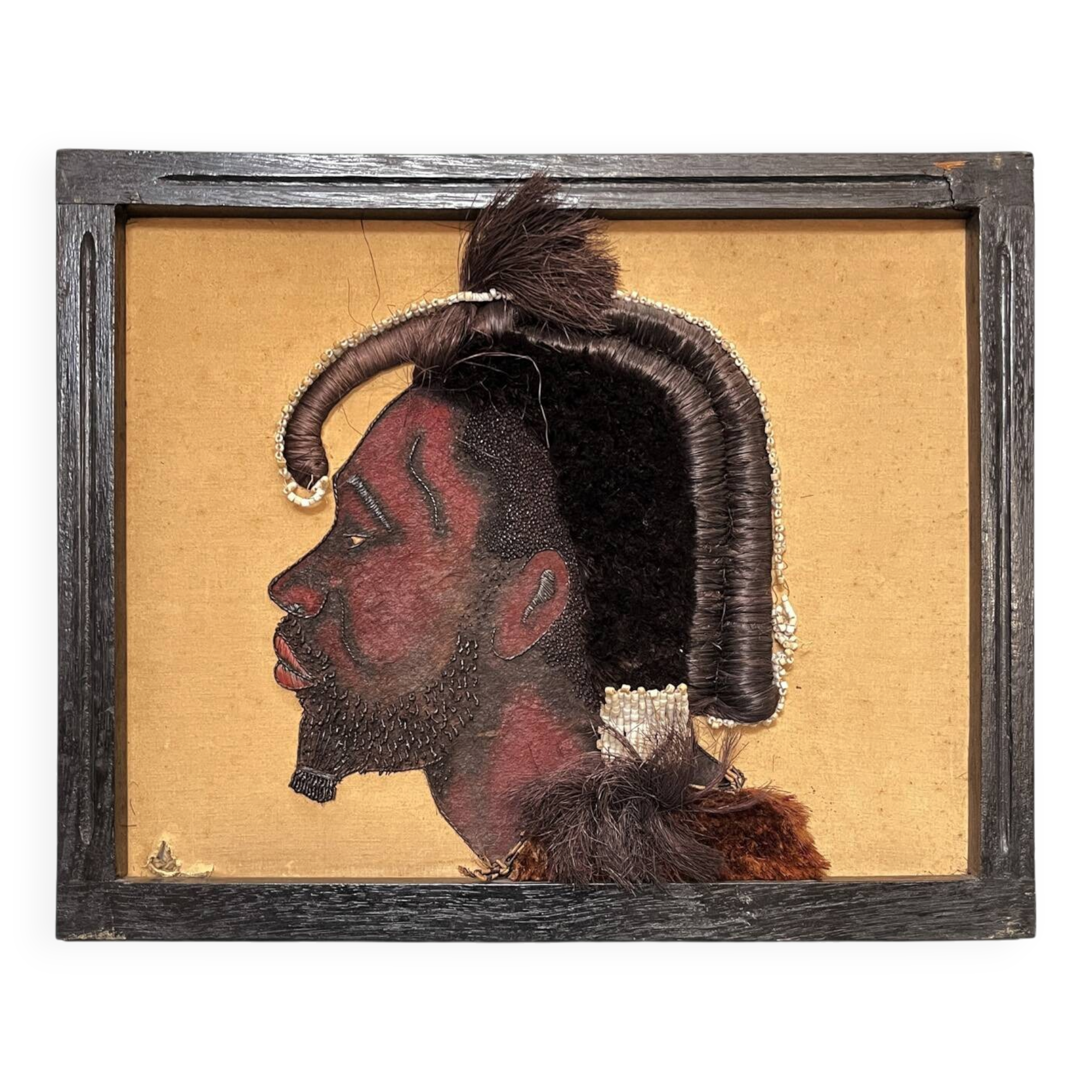 1950s painting "Mopende Man"