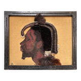 1950s painting "Mopende Man"