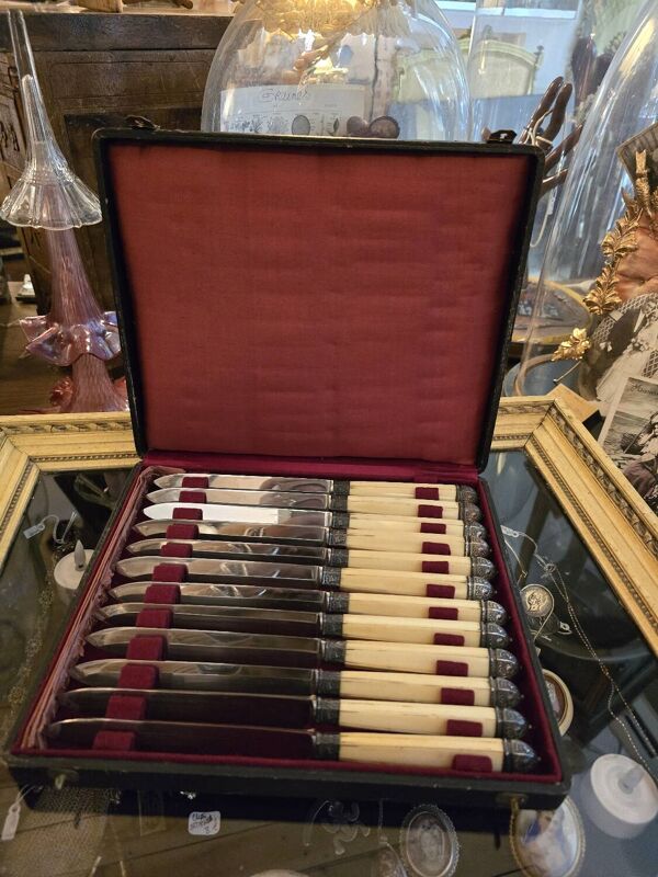 Coffret couteaux Art Nouveau