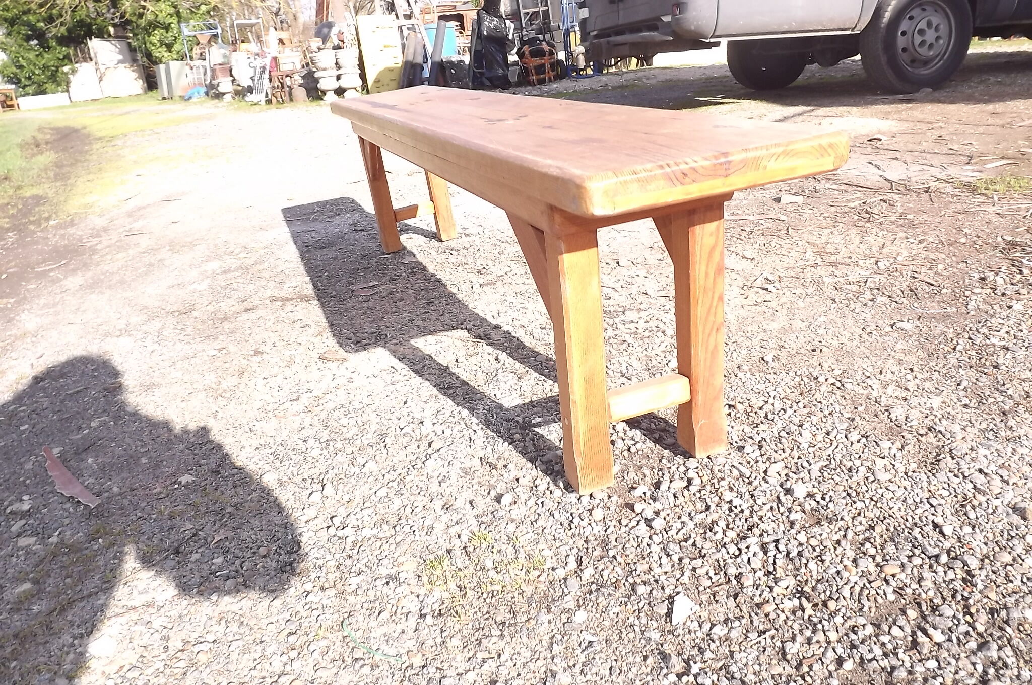 Pine bench