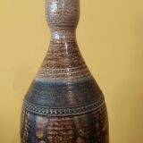 Quimper Courjault ceramic lamp base, 1970