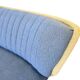 Vintage blue and white armchair/sofa/couch