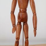 Articulated wooden mannequin puppet