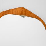 Small Scandinavian teak mirror from the 50s – Vintage design