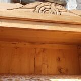 Parisian cabinet art deco raw wood