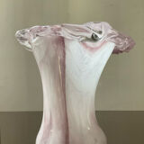 Vase champignon vintage en pâte de verre Murano
