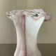 Vase champignon vintage en pâte de verre Murano