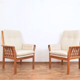 Fauteuils Mid-Century en Teck, Danemark, 1970s, Set de 2