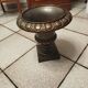 Medici vase 30 cm in cast iron 19th century  
Golden patina