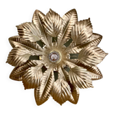 Vintage wall light in gold metal