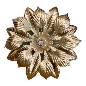 Vintage wall light in gold metal