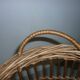 Panier corbeille en rotin vintage