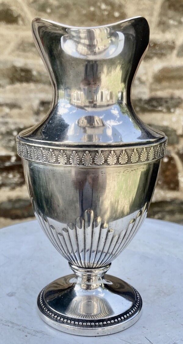 Verseuse pot à lait métal argenté style empire estampillé wmf et poinçon