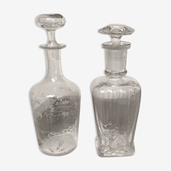 Pair of old vials