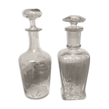 Pair of old vials