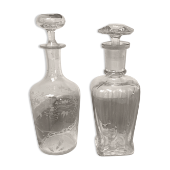 Pair of old vials