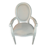 Louis xvi medallion armchair