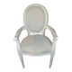 Louis xvi medallion armchair
