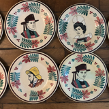 Set of 8 plates Keraluc Quimper